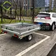 China Supplier light duty camper trailer and Car Use foldable car trailer